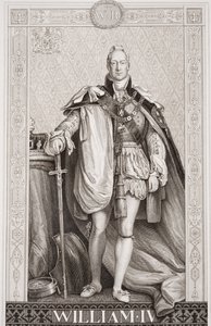 William IV (1765-1837) fra `Illustrationer af engelsk og skotsk historie