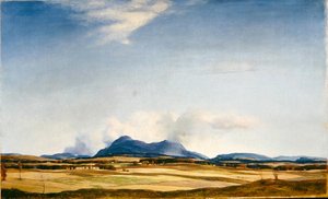 Autumn Clouds, the Ochil Hills, ca. 1930 (olie på lærred)