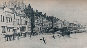 Dinant, 1907 af David Young Cameron
