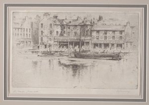 Gamle huse, Greenock af David Young Cameron