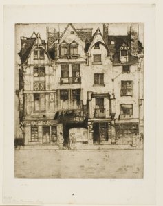 Place Plumereau, Tours af David Young Cameron