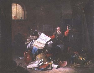 Alkymisten af David the Elder Teniers
