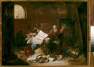 Alkymisten af David the Younger (attr. to) Teniers