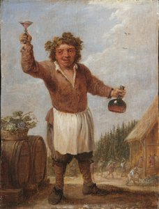 En allegori over de fire årstider: Efterår af David Teniers the Younger