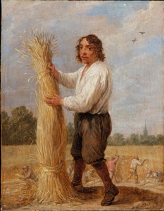 En allegori over de fire årstider: Sommer af David Teniers the Younger