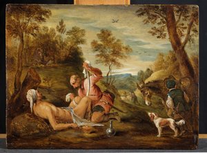 barmhjertige samaritaner, den af David Teniers the Younger