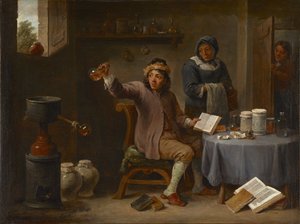 Lægebesøget af David Teniers the Younger