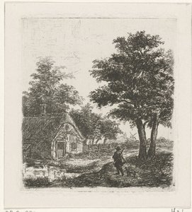 Jæger i et landskab af David van der Kellen