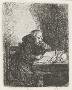 læsende munk af David van der Kellen