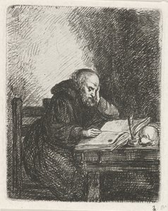 læsende munk af David van der Kellen