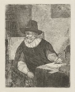 Mand i et studie af David van der Kellen