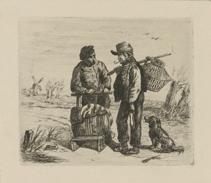 vinter ansigt af David van der Kellen