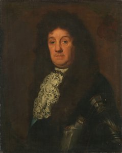 Portræt af Cornelis Tromp (1629-91), viceadmiral af Holland og Vestfrisland af David van der Plas
