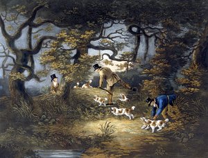 Skydning, plade 1, graveret af R.G. Reeve