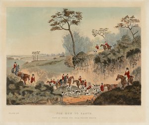 [Rævejagt] sæt på fire: (4) Ræven løber til Jorden / Udsigt over Popes Pit, nær Walton Heath