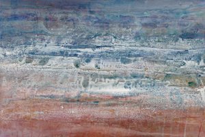 Abstrakt kysthorisont af Deb Chaney