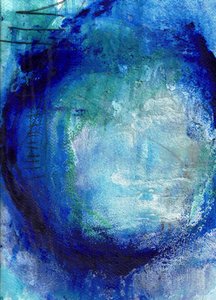Deep Blue Vortex af Deb Chaney