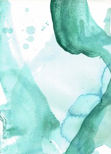 Fluid Aqua – Abstrakt af Deb Chaney