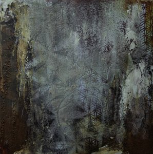 Geometrisk grunge-tekstur af Deb Chaney