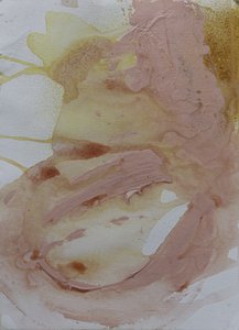 Pastel, abstrakt strømning af Deb Chaney
