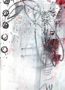 Rød Sort Abstrakt Grunge