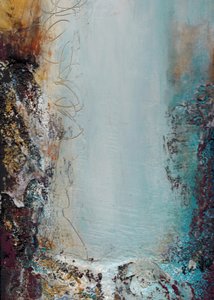 Tekstureret Blue Flow af Deb Chaney