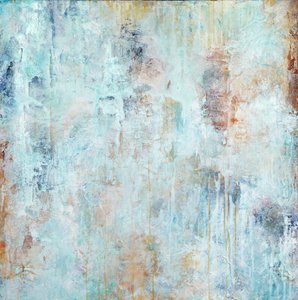 Fredfyldt vand-abstraktion af Deb Chaney