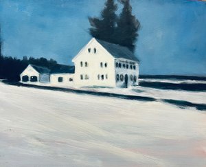 Fortidens charme, 2000 (olie på plade) af Deborah Stevenson