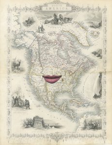 Colonial North America, 2017 (papirskåret collage)