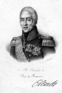 Charles X, konge af Frankrig, 1800-tallet.