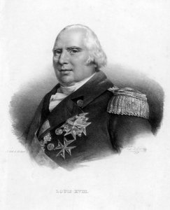 Ludvig XVIII, konge af Frankrig, 1827.
