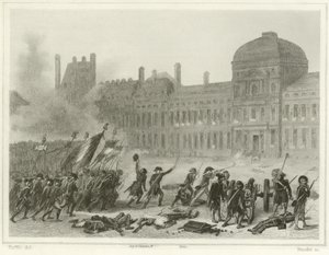 10 august 1792 af Denis Auguste Marie Raffet