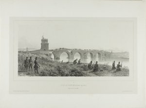 Erobring af Molle-broen af Denis Auguste Marie Raffet