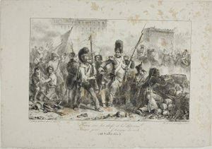 Skyd på lederne og kavaleriet... af Denis Auguste Marie Raffet