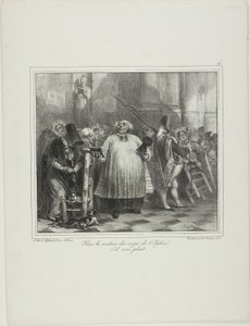 Til støtte for kirkens personale, hvis du vil... af Denis Auguste Marie Raffet