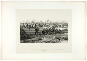 Let infanteri baghold, fra Memories of Italy: Rome Expedition af Denis Auguste Marie Raffet