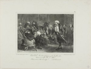 Den lille aristokratiske klub, 28. juli 1830 af Denis Auguste Marie Raffet