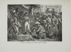 Benådning af Cairo-oprørerne af Denis Auguste Marie Raffet