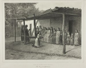 Skole for unge tartarpiger af Denis Auguste Marie Raffet