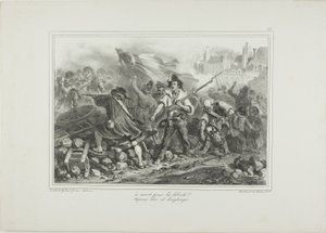 Til døden for friheden! af Denis Auguste Marie Raffet