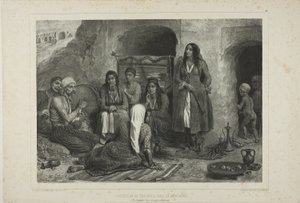 Tsiganes Mountain Dwelling af Denis Auguste Marie Raffet