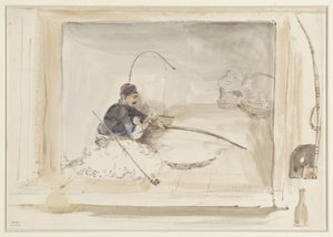 Siddende bomuldsarbejder af Denis Auguste Marie Raffet