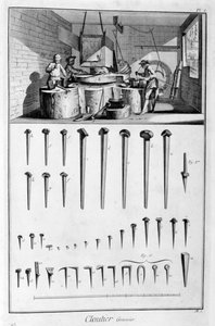 Neglesmed, 1751-1777