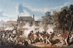 Forsvar af Chateau de Hougoumont af flankekompagniet, Coldstream Guards 1815, 1815