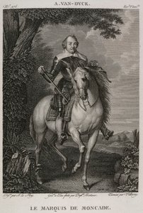 Denis-Sébastien Leroy, Antoine-Claude-François Villerey og Jean Duplessis-Bertaux - Markisen af Moncade, efter Antoine van Dyck - 1802-1815 af Denis Sebastien Leroy