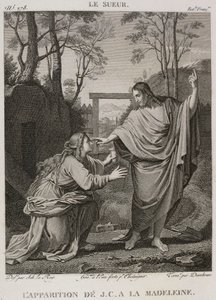 Denis-Sébastien Leroy, Chataigner og Dambrun - Jesu Kristi tilsynekomst for Madeleine, efter Eustache Le Sueur - 1802-1815 af Denis Sebastien Leroy
