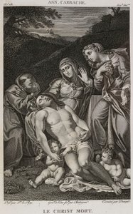 Denis-Sébastien Leroy, Chataigner og Dennel - Den døde Kristus, efter Annibale Carracci - 1802-1815 af Denis Sebastien Leroy