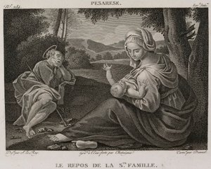 Denis-Sébastien Leroy, Chataigner og Dennel - Resten af den hellige familie, efter Il Pesarese - 1802-1815