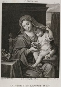 Denis-Sébastien Leroy, Chataigner og Henriquez - Jomfruen og Jesusbarnet, efter Pierre Mignard - 1802-1815 af Denis Sebastien Leroy