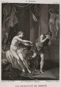 Denis-Sébastien Leroy, Chataigner og Niquet - Josefs kyskhed, efter Adriaen van der Werff - 1802-1815 af Denis Sebastien Leroy